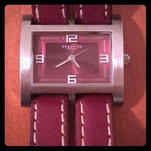 Kenneth Cole Rewction Red Leather watch