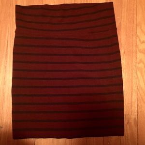 Striped Mini Skirt
