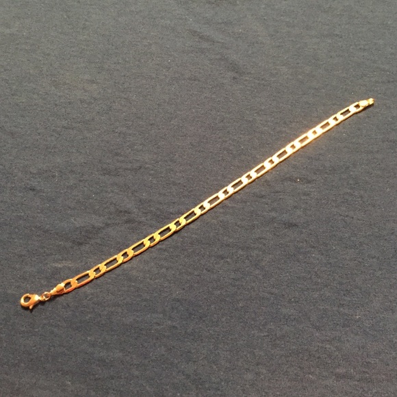 Men's bracelet. (Gold fill)certified 18k
