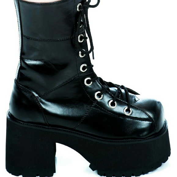 Demonia Ranger goth boots