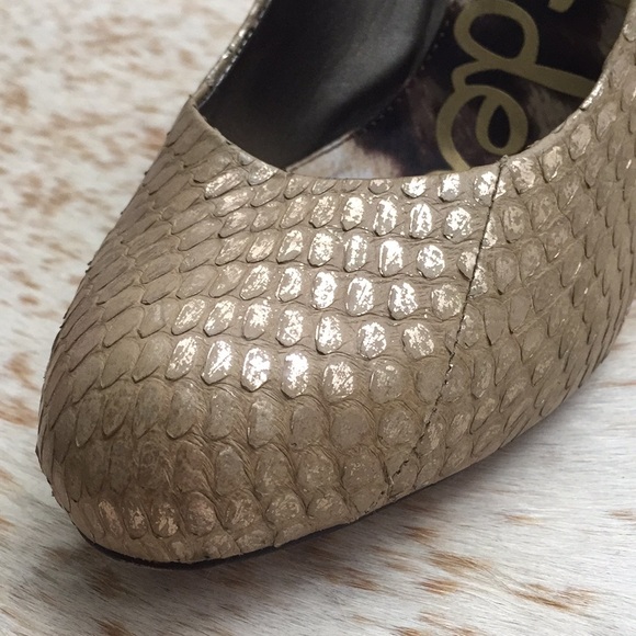 Sam Edelman Python 6.5 Sexy Stilettos Lace-Up, NEW - Picture 6 of 8