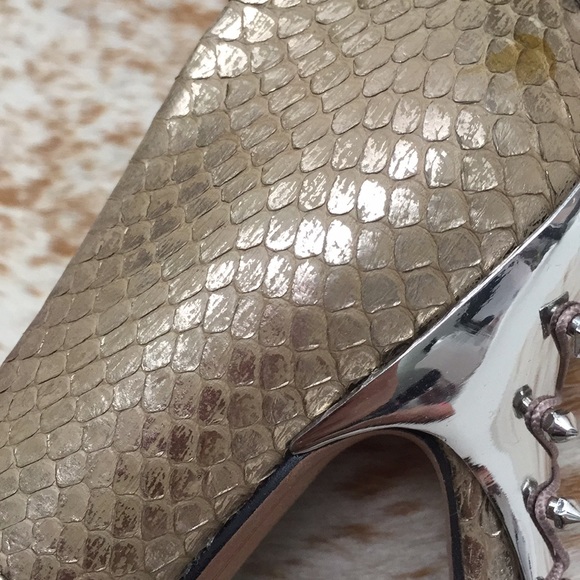 Sam Edelman Python 6.5 Sexy Stilettos Lace-Up, NEW - Picture 7 of 8