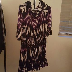 Black/ Purple Alfani Tunic