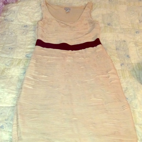 Nude body conscious dress