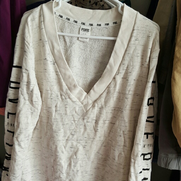 On hold! Vs pink v neck sweater