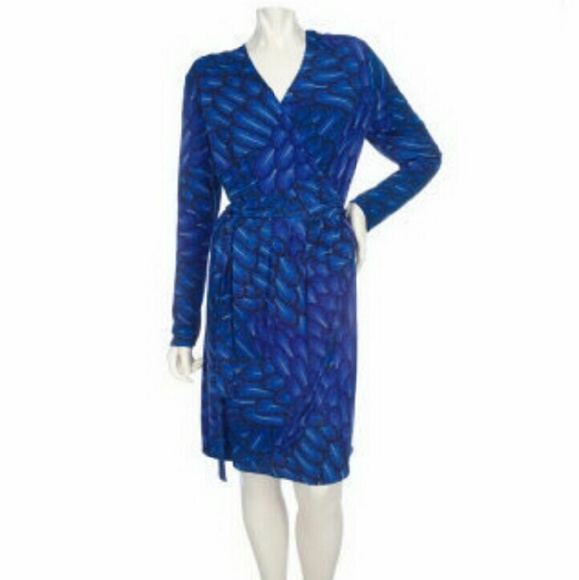Gypsy by Mara Hoffman silk feather faux wrap dress