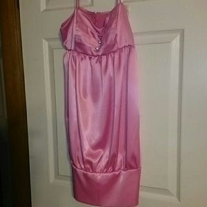 Pink homecoming bubble dress