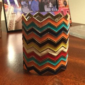 Stackable Chevron Bangles
