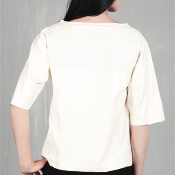 perforated faux leather top small medium - Picture 4 of 4