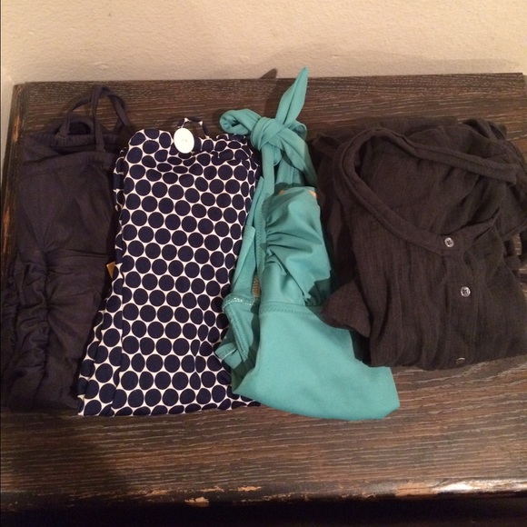 J.Crew bandeau one piece swimsuit bundle