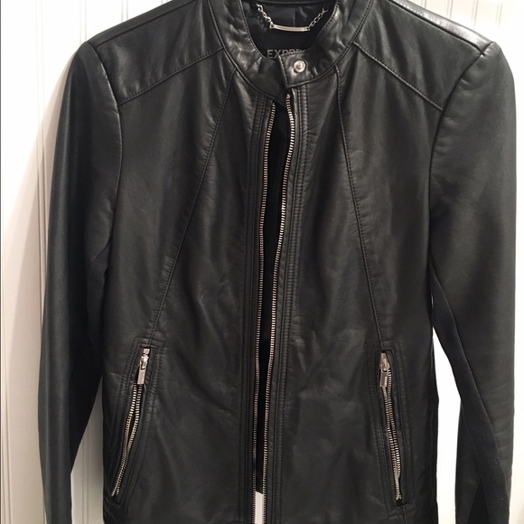 Express leather jacket
