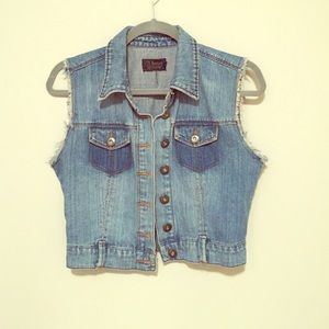 Denim vest