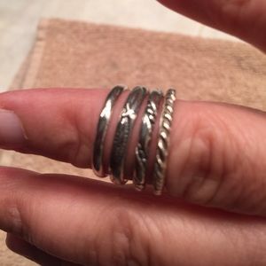 Retired Silpada stackable rings