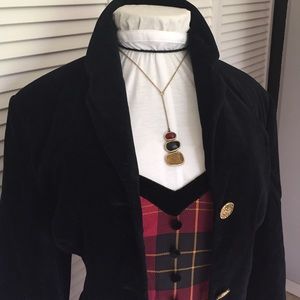 🍒HOST PICK🍒 Black Velvet ESPIRIT Vintage Suit