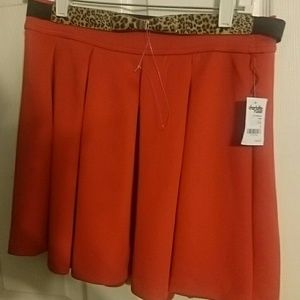 Red skirt