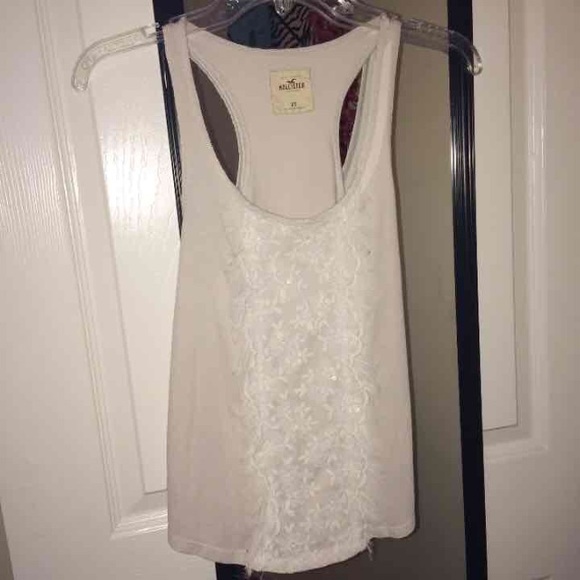 Hollister Lace Sequined Racerback - Picture 1 of 3