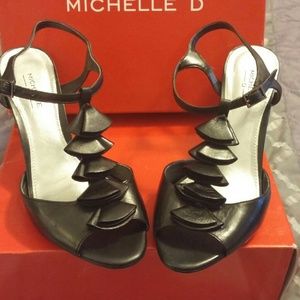 Dressy heeled sandals