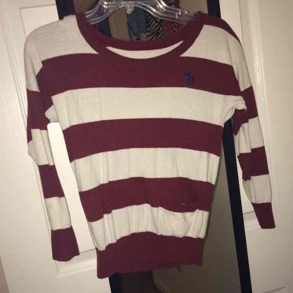 Abercrombie & Fitch stripes 3/4 Longsleeve - Picture 1 of 3