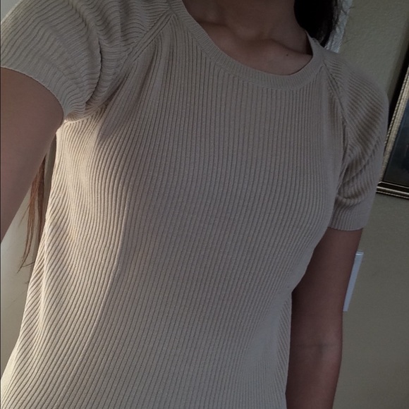 Brown striped top