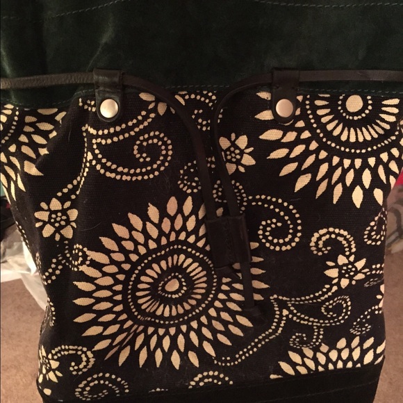 Lucky brand back pack, black and white design