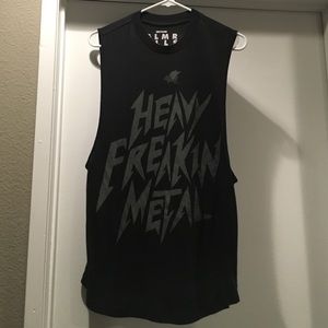 Graphic Glamour Kills muscle tank