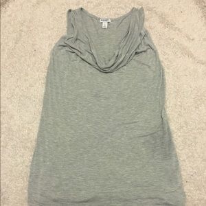 Grey Ruched Top