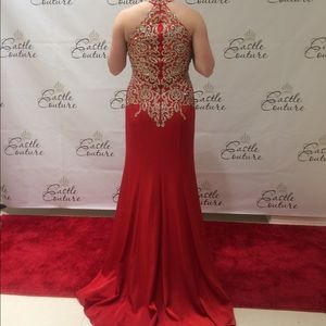 Red prom dress