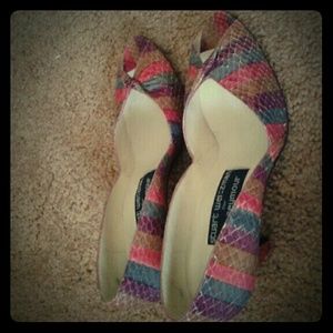 Multi color snake skin