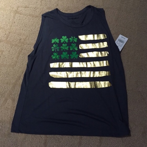 st Patrick's day muscle tee