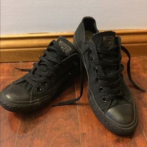 All Black Converse