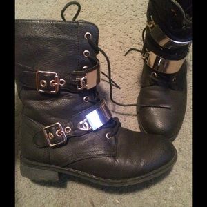 Black Combat Boots