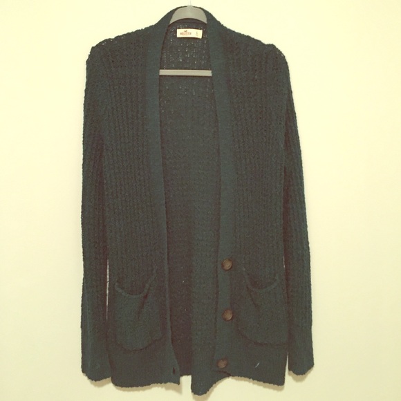 Green holster cardigan