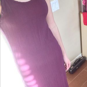 Blue and maroon dress