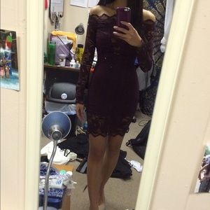 Lace bodycon dress. Size 2 but fits more like a 00