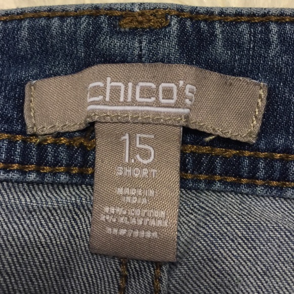 Chicos washed denim ankle Jean