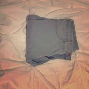 High waisted ankle jeans