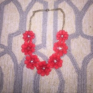Floral statement necklace