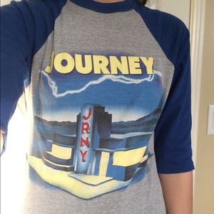 Journey baseball tee band t-shirt