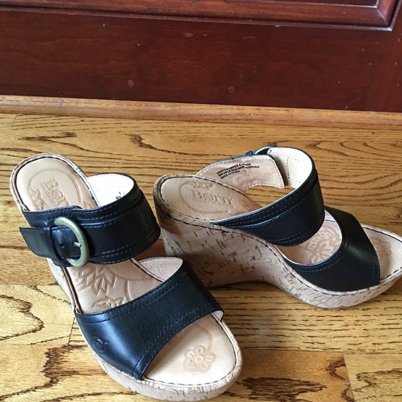 Born Cork Wedge sandals
