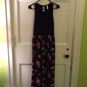 Floral skirt, Xhilaration maxi dress size large