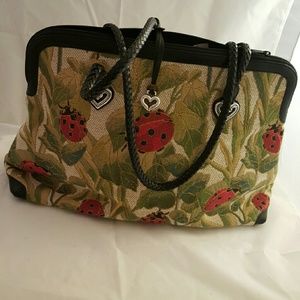 BRIGHTON TRAVEL TOTE BAG.