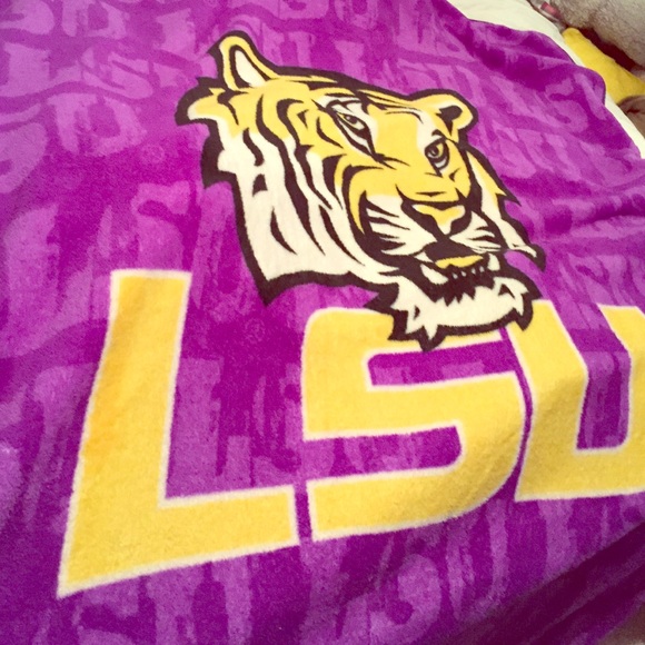 LSU Fleece blanket!