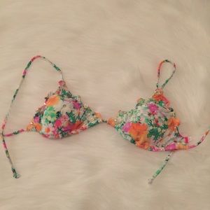 Victoria Secret Floral Triangle Top
