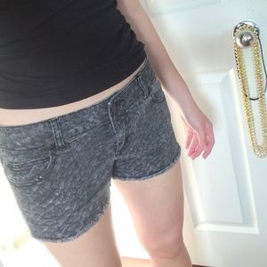 Grey scaly shorts