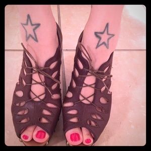 Rachel Comey cutout heel clogs