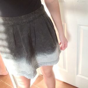 Dark grey ombré skirt
