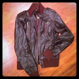Zara Genuine Leather Jacket