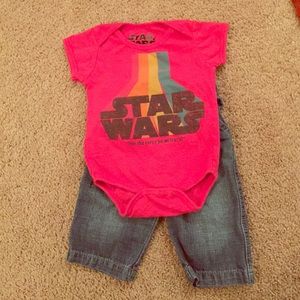Infant Boy's Star Wars Shirt and Jeans