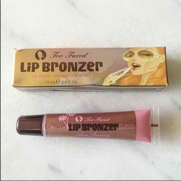 Too Faced Lip bronzer never used