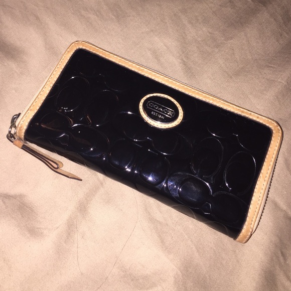Authentic perfect condition black coach wallet